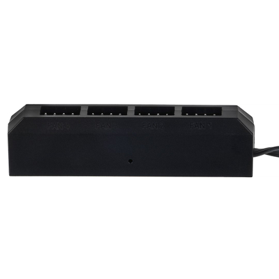 HUB ventilatorësh Deepcool FH-04, 4 porta, 4-pin, i zi
