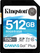 Kartë memorie Kingston SDXC Canvas Go!, 512 GB Class 10 UHS-I/U3 V30