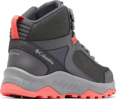 Këpucë trekking Columbia Trailstorm Ascend Mid WP W, për goca, të papërshkueshme nga uji, gri
