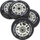 Set rrotash patinash Nils Extreme 76x24 mm, PU 82A, kushineta ABEC 9