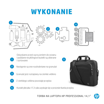 Çantë HP Professional, 14.1\", e zezë