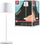 Llampë tavoline Paulmann Gilo 76997, LED 2.8W, me bateri, e bardhë