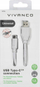 Kabllo USB-C në USB-A Vivanco 38756, 1.2m, karikim i shpejtë, e bardhë