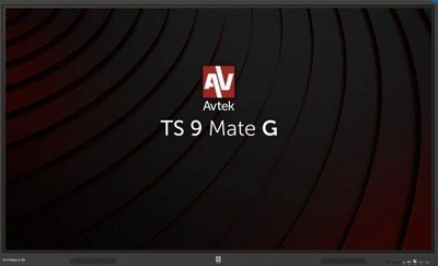 Monitori interaktiv Avtek TS 9 Mate G, 75 inç, i zi