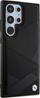 Mbështjellës BMW me lëkurë Crossing Lines Hardcase për Galaxy S24 Ultra, i fortë, i zi