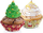 Kapsula për pjekje Tescoma Cookie Cups Delicia, 6 cm, 60 copë, motiv Krishtlindjesh