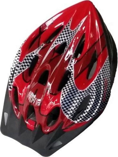 Helmeta biçiklete Spartan MTB, e rregullueshme, madhësia S, e kuqe