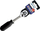 Çelës Dedra CRV 6140, 1/4'', 45T, i zi