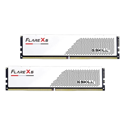 Memorie RAM G.Skill Flare X5, DDR5 64GB 6000MHz, kit 2x32GB, e bardhë