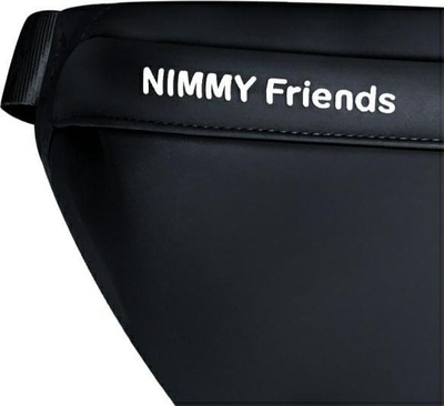 Ранец преку рамо Nimmy Cool and Cute 2.0 Горила, crossbody, црна