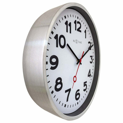 Orë muri Nextime 3292AR, e argjendtë/bardhë