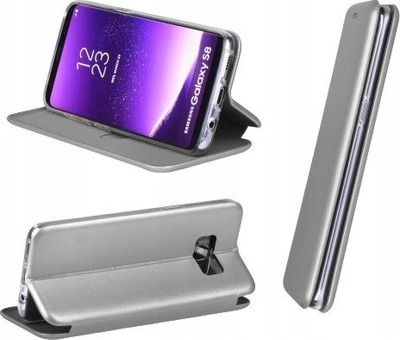 Kuti telefoni Forcell Elegance për Xiaomi 13T, tip libër me magnet, gri
