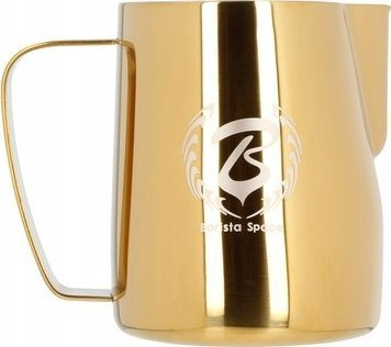 Ibrik qumështi Barista Space Milk Jug Gold, 600ml, çelik inoks, ngjyrë ari