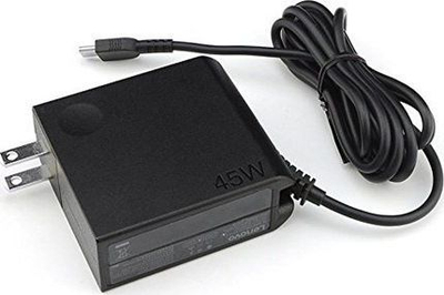 Karikues USB-C Lenovo 45W për laptop, ngjyrë e zezë