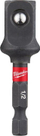 Adapter katror Milwaukee 4932478803, 1/2", 55mm, metalik