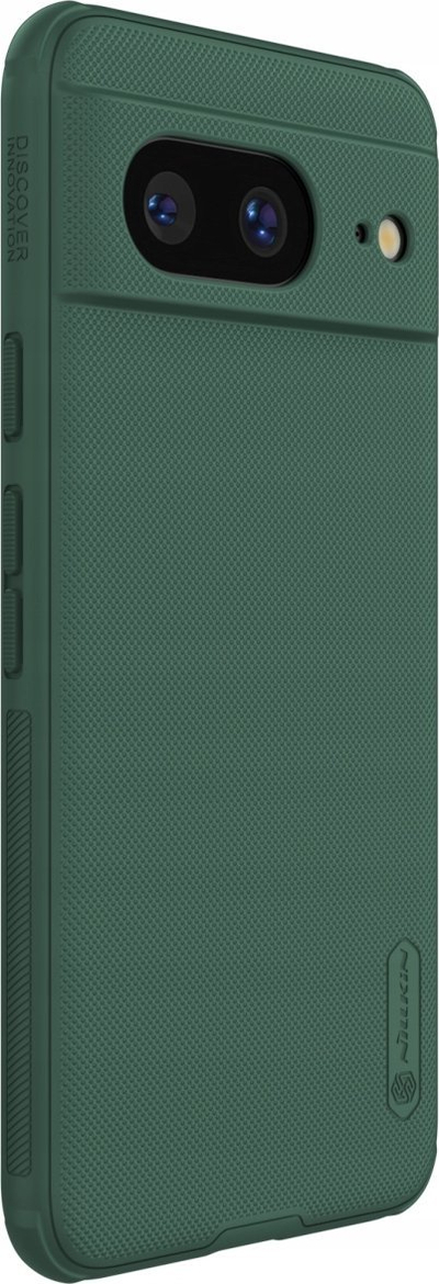 Maskë Nillkin Super Frosted Pro për Google Pixel 8, prej TPU-je dhe polikarbonati, antirrëshqitëse, jeshile e errët