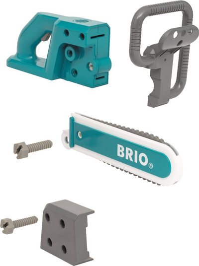 Lodër ndërtimi BRIO Builder Chainsaw 34602, lojë me role edukative, për kalamaj 3+