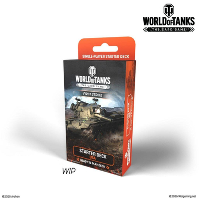 Lojë me letra Archon Studio World of Tanks First Strike, starter deck, 2 veta, shumëngjyrëshe