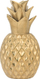 Figurinë dekorative Beliani Pineapple TYANA, qeramike, formë ananasi, ngjyrë ari