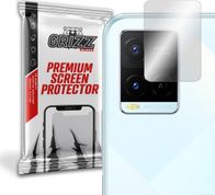 Mbrojtës kamerë GrizzGlass Vivo Y21A, xham hibrid, transparent