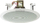 Altoparlant tavanor Monacor EDL-28, 100V, 10W RMS, i bardhë