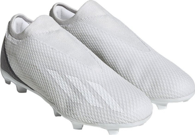 Këpucë futbolli Adidas X Speedportal.3 LL FG FZ6101, pa lidhësa, për fushë natyrale, të bardha