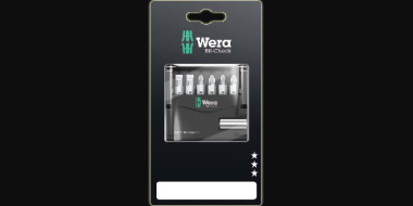 Set bitash Wera Mini Check, 6 copë, mbajtëse magnetike