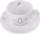 Set filxhanësh espresso Angel Motif, 2 filxhanë me pjatica, qeramikë e bardhë