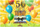Kартичка за роденден Pan Dragon B6 Birthday 50, со плик, шарен