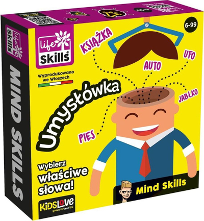 Loja tavoline Lisciani Mind Skills Brain Game, edukative, për fëmijë dhe të rritur, shumëngjyrëshe