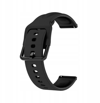 Rrip ore inteligjente Garett Smartwatch Pay Adults, 20 mm, silikoni, i zi