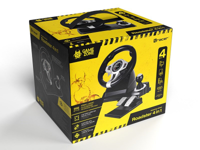 Set timoni, pedalesh dhe ndërrues shpejtësish Tracer për PlayStation 4, PlayStation 3