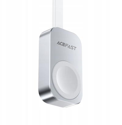 Магнетски безжичен полнач ACEFAST за Apple Watch, 5W, USB C, бел