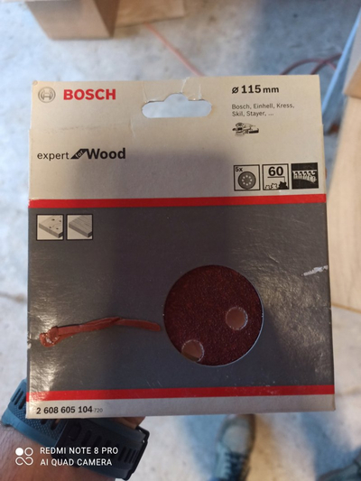 Disqe gërryese Bosch C430, Ø115mm, kokrrizim 60, set 5 copë