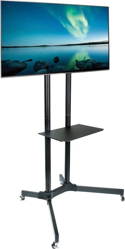 Stendë dyshemeje për TV Art S-08A, 30"-50", deri 60 kg, e zezë