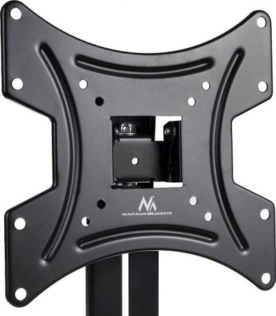 Mbajtëse muri për TV Maclean MC-451, 15-42", me raft xhami, e zezë