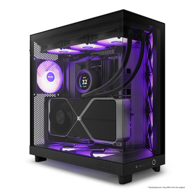 Kasë NZXT H6 Flow - E zezë