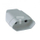 Prizë e sheshtë Flat Socket 7627, 10A, 2P, e bardhë