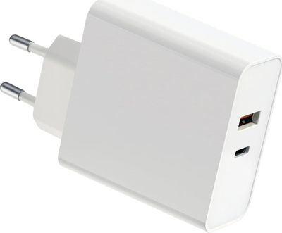Karikues muri Platinet Wall Charger 87W, USB C PD 65W, USB A 12W, i bardhë