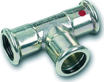 T-fiting çeliku Sanha SANHA-Therm 3M, 88.9 mm, i galvanizuar