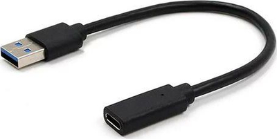 Përshtatës Gembird USB-C - USB, i zi
