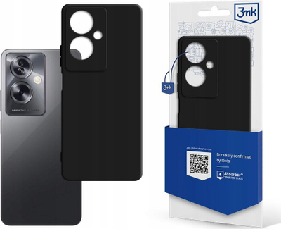 Mbulesë telefoni 3MK Matt Case për Oppo A79 5G, TPU, e zezë
