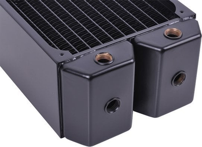 Radiator ftohje Alphacool NexXxos Monsta 420, për 3 ventilatorë 140mm, i zi