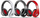 Kufje me tela Rebeltec AUDIOFEEL2, over ear, me mikrofon, të kuqe