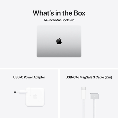 Apple MacBook Pro 14", M4 10‑core, 24GB, 1TB SSD, 10‑core GPU, Silver