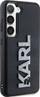 Заштитна кутија Karl Lagerfeld KLHCS24S3DMBKCK, за Samsung Galaxy S24, тврда навлака 3D Rubber Glitter, црна