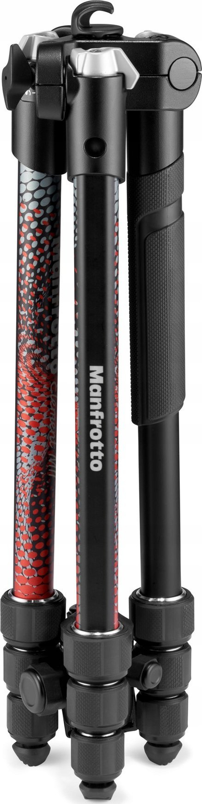 Tripod fotografik Manfrotto Element MII, alumin, 160 cm, i kuq