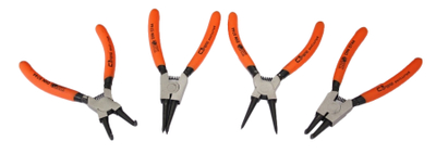 Set darash për unaza sigurie Corona, 180mm, 4 copë, portokalli