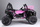 Makina elektrike lodër JS360, 2 ulëse, 143x76x51cm, rozë me të zezë