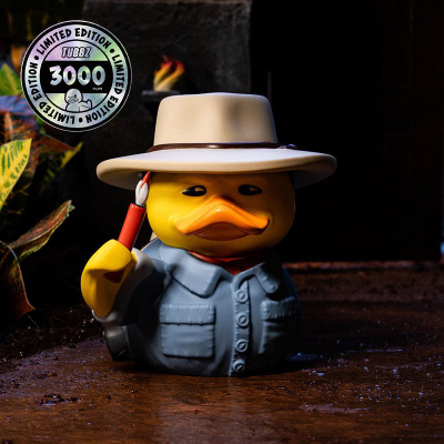 Figurë koleksionuese TUBBZ Jurassic World Dr. Alan Grant, rosak vinyl, edicion i kufizum, shumëngjyrësh